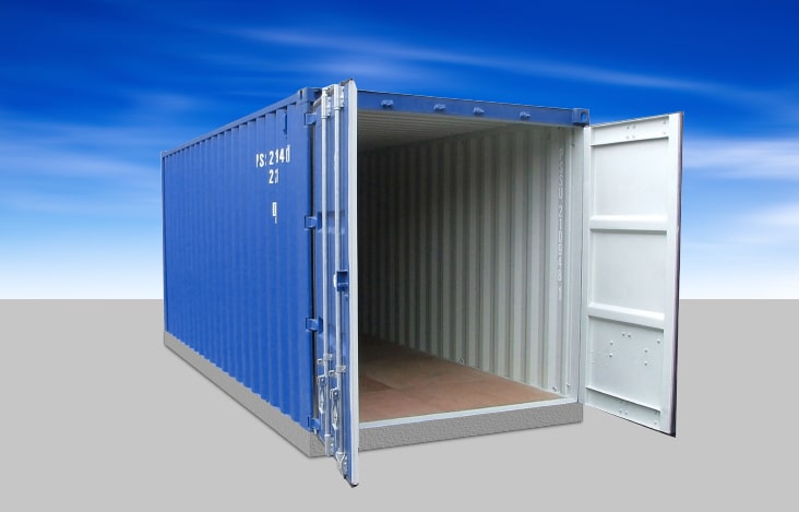 Морской контейнер 40 футов в аренду - это хороший вариант временного склада у вас на участке или на строительном объекте